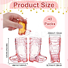 Cowboy Boots Shape PS Plastic Wine Glasses for Doll Miniatures FIND-WH0199-336A-3