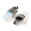 Opalite Faceted Sword Pendants G-Q163-01AS-08-2