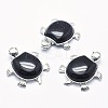 Synthetic Blue Goldstone Pendant G-G759-B08-1