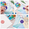 20Pcs 10 Colors Adhesive Wax Seal Stickers DIY-TA0003-49-6