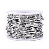 304 Stainless Steel Paperclip Chains CHS-F011-03B-P-3