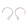 Rainbow Color Ion Plating(IP) 316 Surgical Stainless Steel Earring Hooks STAS-D183-03M-01-2
