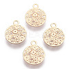 Rack Plating Brass Filigree Charms KKC-T001-48KC-3