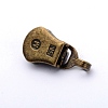 Zinc Alloy Zipper Slider PALLOY-WH0082-33B-AB-2