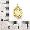 Natural Black Onyx(Dyed and Heated) Faceted Oval Charms KK-V011-45B-G-3