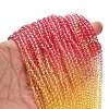 Transparent Painted Glass Beads Strands LS-DGLA-A034-T3mm-A07-2
