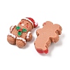 Christmas Opaque Resin Cabochons CRES-Z015-01B-2