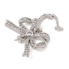 Brass Micro Pave Cubic Zirconia Peg Bails LS-KK-N256-16P-3