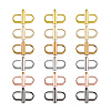 18Pcs 6 Colors Alloy Adjuster Buckles FIND-DC0004-91-8