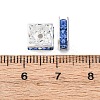 Brass Rhinestone Spacer Beads RSB074NF-14S-3