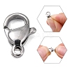 Tarnish Resistant Polished 316 Surgical Stainless Steel Lobster Claw Clasps LS-STAS-R072-11A-3