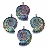 Rainbow Color Alloy Pendants PALLOY-S180-008-RS-1