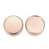 304 Stainless Steel Plain Edge Bezel Cups LS-STAS-E460-10RG-16MM-1