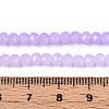 Baking Paint Imitation Jade Glass Bead Strands X-DGLA-A034-J2MM-A50-4