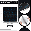 24Pcs Square Self-Adhesive PET Carpet Non-Slip Mat AJEW-BC0009-78-2