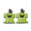 Halloween Theme Rack Plating Alloy Enamel Pendants PALLOY-O109-53EB-2