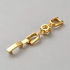 Brass Watch Band Clasps KK-WH0056-90G-2