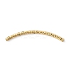 Brass Curved Tube Beads FIND-WH0110-155C-1