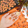 60Pcs 2 Styles Opaque Resin Cabochons CRES-HY0001-09-3