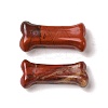 Natural Mixed Gemstone Dog Bone Shape Sculptures DJEW-G033-01A-3