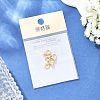 SHEGRACE Brass Lobster Claw Clasps XGR0097G-130G-5