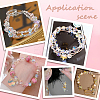 114Pcs Transparent Electroplate Glass Beads GLAA-PA0001-17E-5