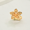 Adjustable Brass Finger Rings for Women DS8817-1-3