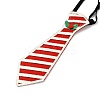 Chistmas Theme Non-woven Fabrics Necktie AJEW-L092-A05-3