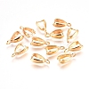 Grade AA Brass Ice Pick Pinch Bails for Pendant Making KK-M008-b-06G-NR-1