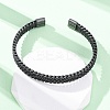 316 Surgical Stainless Steel Cuff Bangles for Men BJEW-P319-05A-B-4