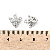 SHEGRACE Brass Micro Pave Cubic Zirconia Bees Charms XGR0165P-110P-3