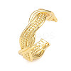 Brass Cuff Rings for Women RJEW-Z113-03G-2