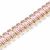 Cubic Zirconia Classic Tennis Bracelet ZIRC-S067-073G-NF-2