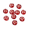 Transparent Glass Enamel Beads LAMP-S079-01E-1