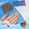 1000Pcs 304 Stainless Steel Split Rings STAS-SC0008-17-3