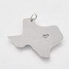 Tarnish Resistant 201 Stainless Steel Pendants STAS-T038-71-1