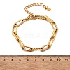 667 Stainless Steel(Grade 201 Equivalent) Chain Bracelets BJEW-P351-01A-G-5