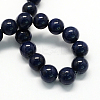 Natural Dyed Mashan Jade Gemstone Bead Strands G-R272-6mm-02-1