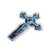 Opaque Acrylic Cross Theme Pendants OACR-I010-04D-2