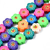 Handmade Polymer Clay Beads Strands CLAY-T020-03-1