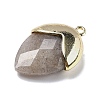 Natural Sunstone Pendants G-U019-03B-03-2