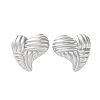 304 Stainless Steel Stud Earrings for Women LS-EJEW-K306-03P-4