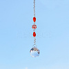 Crystal Glass Sun Catcher Pendant PW-WGA4FA9-03-1