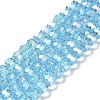 Transparent Glass Beads EGLA-A035-T8mm-B08-1