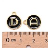 Golden Plated Alloy Charms X-ENAM-S118-02D-3