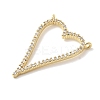 Brass Micro Pave Cubic Zirconia Pendants KK-H529-61A-G-2