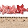 Synthetic Coral Dyed Beads Strands SHEL-Z003-04A-4