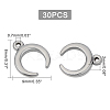 30Pcs 304 Stainless Steel Charms STAS-DC0005-42-4