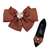 Polyester Bowknot Shoe Decorations FIND-GO0001-52B-1