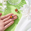 2Pcs Handmade Lampwork Bumpy Beads LAMP-TA0002-51B-5